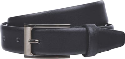LINDENMANN leren heren riem - blauw