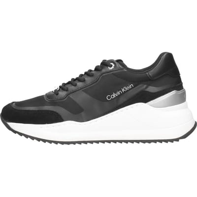 Calvin Klein - Internal Wedge Lace Up-nylon Mix Zwart 39