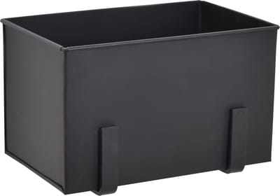LOFT42 Flora  Wand Plantenbak Small Zwart - Metaal - 25x15x15