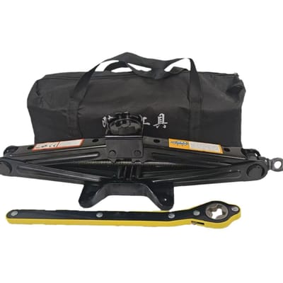Vérin hydraulique pour voiture, outil de changement de pneu, cric portable d'urgence black