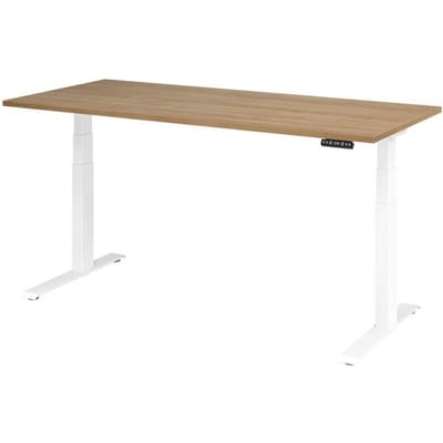 XDKB 19 W | Bureau - 180 x 80 Walnoot Tafelhoogte I Elektrisch in hoogte verstelbaar