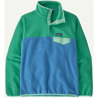 Patagonia Lightweight Synchilla® Snap-T® Fleece Pullover Dames (Maat - L, Kleur - Shore Blue)