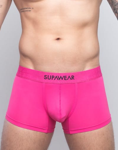 SUPAWEAR Neon Trunk Neon Pink - MAAT S - Heren Ondergoed - Boxershort voor Man - Mannen Boxershort