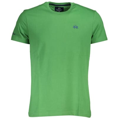 La Martina Verde Katoenen Heren T-Shirt