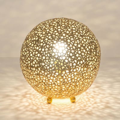 Holländer Tafellamp Lily Piccolo, Ø 33 cm, goud