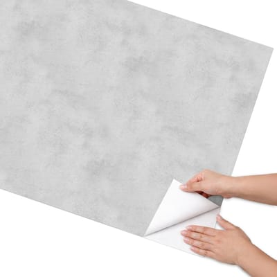 Coloray Meubel Wrap Folie - Grijs Meubelfolie - 75x150 cm - Meubel Wrap Folie Grijze textuur - Plakfolie Meubels - Minimalist Meubelfolie - Decoratiefolie Zelfklevend - Slaapkamer decoratie - Texturen