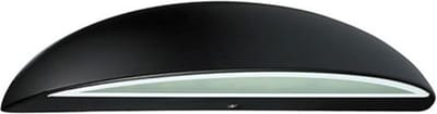LED Tuinverlichting - Buitenlamp - Assato - Wand - Aluminium Mat Zwart - 3W Natuurlijk Wit 4100K - Ovaal