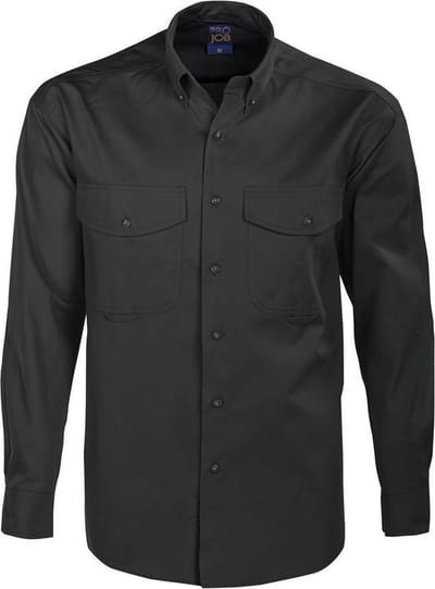 ProJob 2219 HEMD LANGE MOUWEN 642219 - Zwart - XS