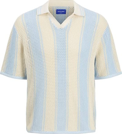 JACK&JONES - JORACAPULCO STRIPED KNIT POLO SE25 - Heren - Gebreide truien