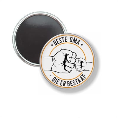 Button Met Magneet 58 MM - Beste Oma - NIET VOOR KLEDING