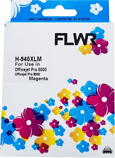 FLWR - Cartridges / HP 940XL / magenta / Geschikt voor HP