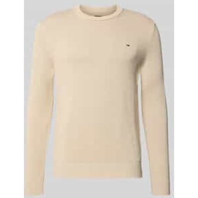 Regular fit gebreide pullover van zuiver katoen