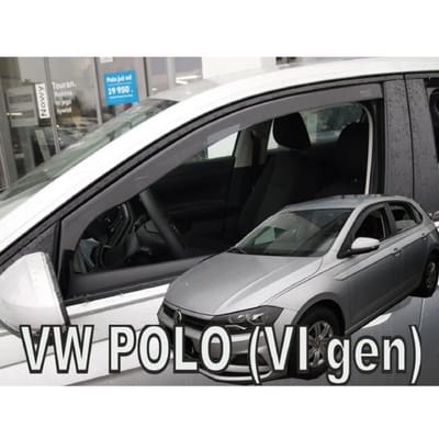 Déflecteurs d'air - J&J AUTOMOTIVE - Volkswagen Polo - Fumé - Acrylique renforcé - Installation facile