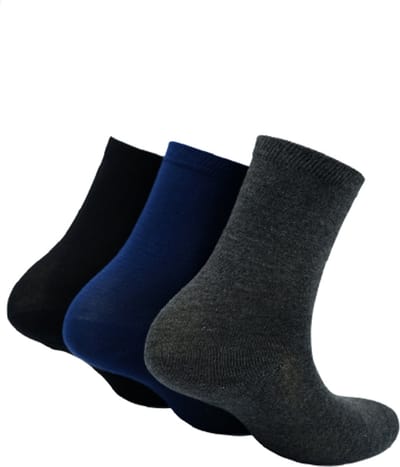 The Sockmaker - Sokken Dames - 3-Pack - Maat 36-41 - Duurzaam Bamboe & Naadloos - Effen Zwart, Navy & Antraciet