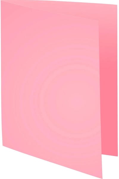 Exacompta 5x SUPER 210 Pak van 100 mappen 210g/m2 -24x32cm voor A4. - Roze - 330003E