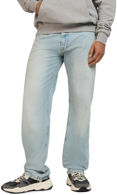 WOTEGA Heren Jeans AiryCut – Wide Leg – Denim – Lichtblauw – 5-pocket