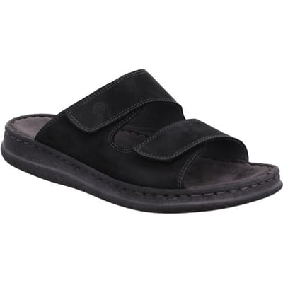 Rohde 6240 90 Slippers Nubuck Zwart Heren - Zwart - 45