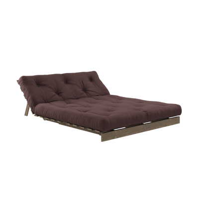 Karup Slaapbank Roots 140 - 715 Brown - 106 carob brown lacquered
