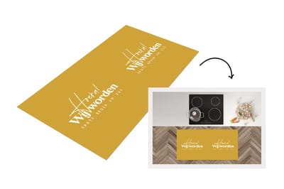 Keukenloper - Loper keuken - Quotes - Hoera wij worden grote broer en zus - Spreuken - Broer - Zus - 120x60 cm - Keukenloper vinyl