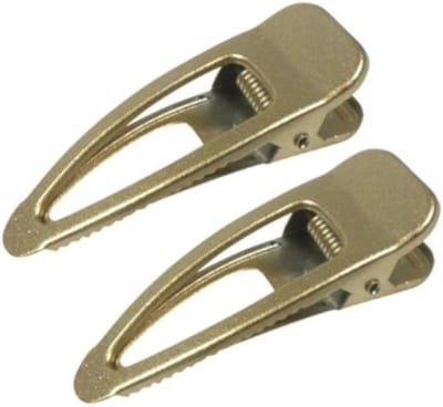 Haarsoires Haarspeld Duckklemmen 6cm – Open Vorm – Goud – Set van 2 - Haarclip - Haarklem - Makkelijk in Gebruik - Sterke Haarclip voor Styling & Dagelijks Gebruik - Hair Clip - Decoratieve Haaraccessoire