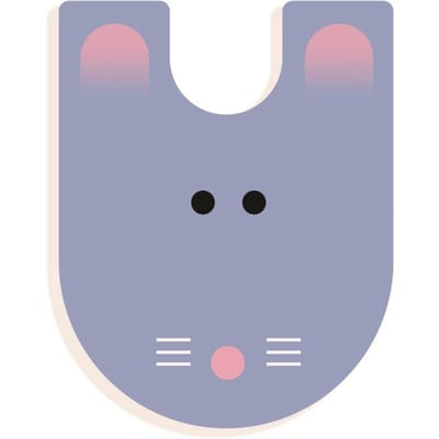 DJECO houten letter designed animal U