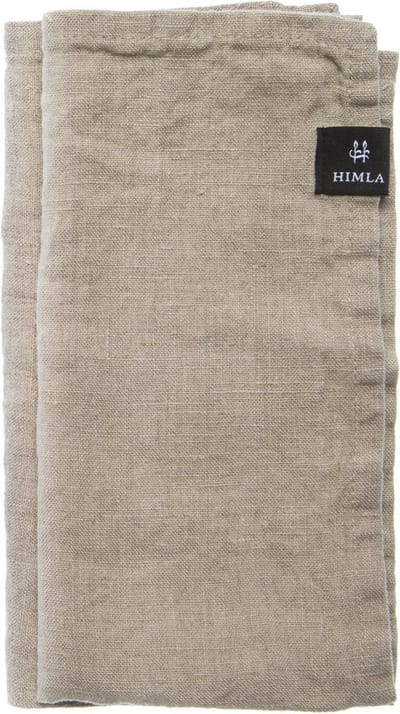 Himla Sunshine Linnen servet - 4 stuks - Natural
