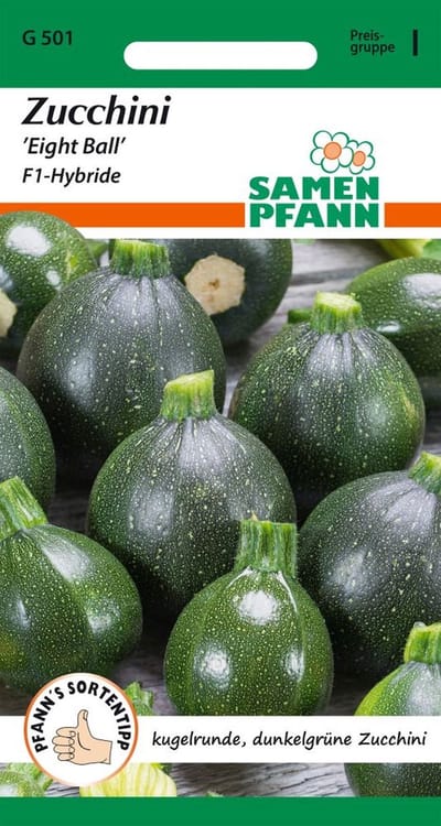 Courgette, Eight Ball F1 - Groentezaden Courgettezaden Zaden