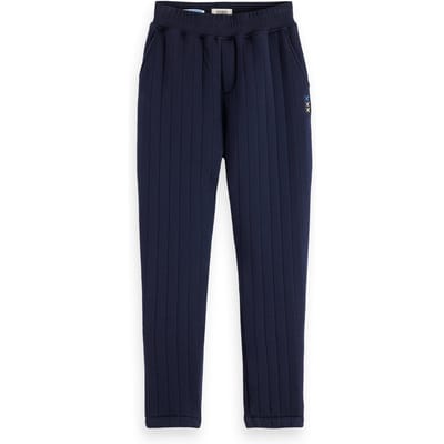 Scotch & Soda Boy Quilted Cargo Sweatpants With Patchwork Pocket Sky Capta Taglia: 4 | Pantaloni Outlet | kids | Bianco
