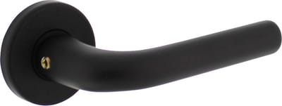 Intersteel Deurkruk Eucla op rozet ø50x7 mm aluminium zwart