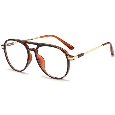 Vintage Dubbele Brug Leesbril voor Mannen Anti Blauw Licht Vierkant Montuur Presbyopie Bril 0