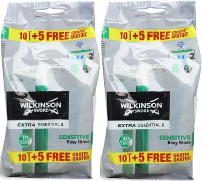 Wilkinson - Wegwerpscheermesjes - Extra Essential 2 - 15st x 2
