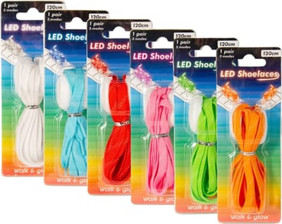 LED Schoenveters - Oranje - 120 CM - 1 paar - 3 Modes - Veters - Veter - Schoenveter - Schoen - Schoenen