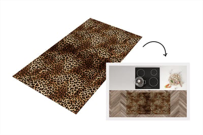 Keukenloper - Loper keuken - Luipaard - Patronen - Dieren - 120x60 cm - Keukenloper vinyl