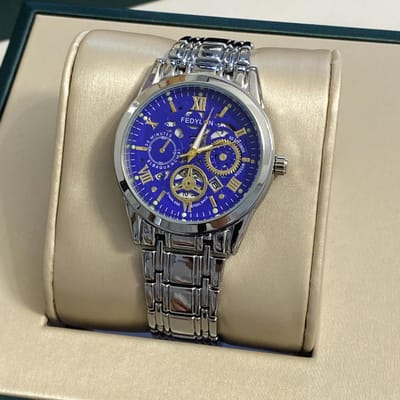 Heren Volautomatisch Mechanisch Waterdicht Lichtgevend Kalender Trend Studenten Riemhorloge Hol Kwarts Zakelijk gray