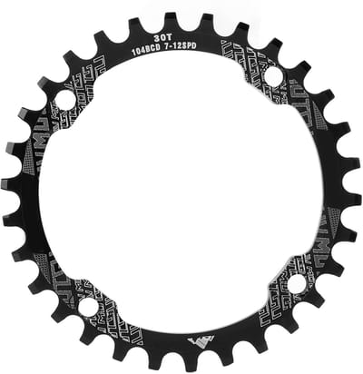 MTTproducts- Kettingblad 30T - Aluminium - Single Speed - 104mm BCD - Hoge Sterkte - Verhoogde Grijpkracht - Fietsblad