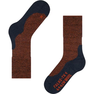 FALKE TK1 Adventure Wool heren trekking sokken - oranje (tangerine)
