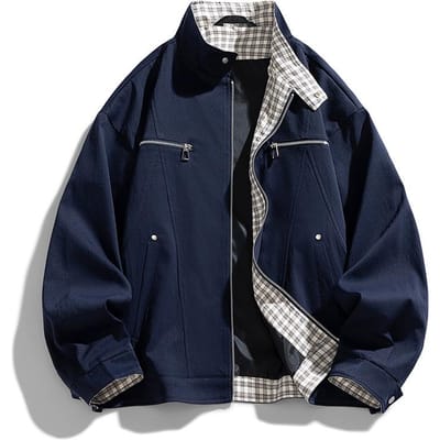 Nieuwe Casual Werk Leren Jas met Kraag voor Mannen voor Lente en Herfst, High-end en Knappe Tiener Jas voor Mannen 4XL black