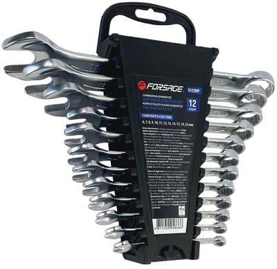 Forsage F-5122MP - Ringsleutelset - 12 stuks - Chroom-vanadiumstaal - 6-22mm