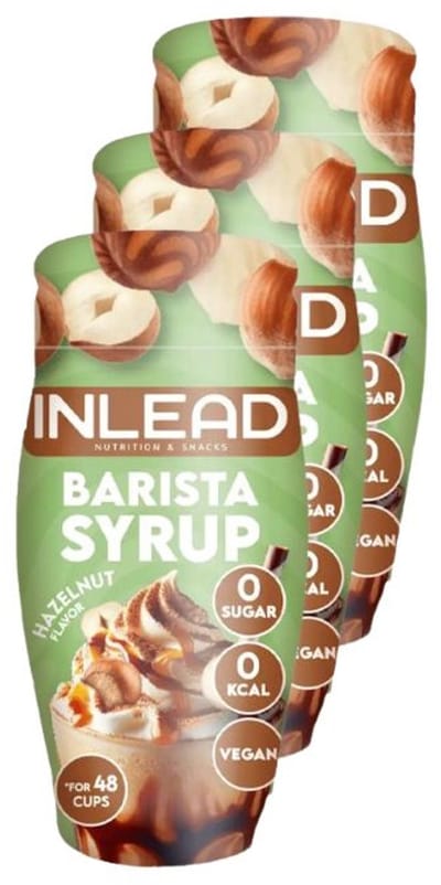 Inlead | Barista Syrup | Hazelnut | 3 stuks | 3 x 65 ml