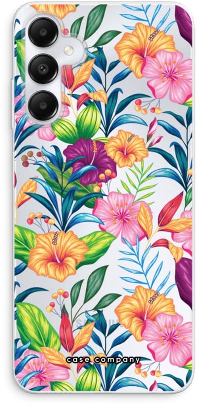 Case Company® - Hoesje geschikt voor Samsung Galaxy A05s hoesje - Tropisch 2 - Soft Cover Telefoonhoesje - Bescherming aan alle Kanten en Schermrand