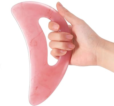 Dailygoods - Gua Sha Lichaamsmassagegereedschap, grote guasha-schraper, anti-cellulitis-massageapparaat, lymfedrainage, geschikt voor nek, schouders, dijen, buik, rug, lichaamsvorming