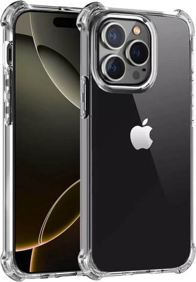 Anti Shock Hoesje Geschikt Voor iPhone 16 Pro Max - Anti Shock - ShockProof Silicone Case - Transparant Back Cover