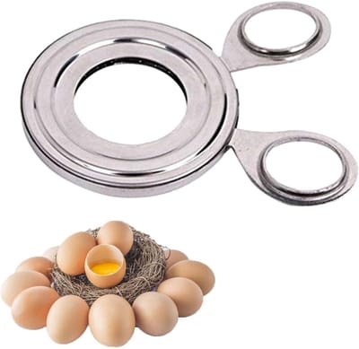EXCITAT Eiersnijder - Eierschaalopener - Roestvrij staal - Keukenaccessoire - Geschikt voor vla, desserts en gastronomische gerechten