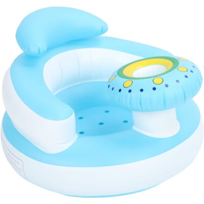 Siège gonflable pour bébé Pliant Siège pour tout-petit Chaise de bain Confortable Siège bébé en PVC Chaise pour piscine Baignoire
