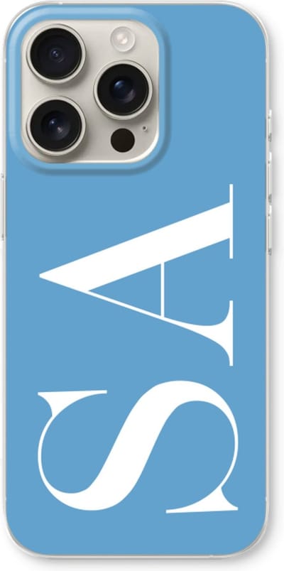 Gepersonaliseerd - Case Company® - Hoesje geschikt voor iPhone 16 Pro hoesje - Monogram N°2 - Soft Cover Telefoonhoesje - Bescherming aan alle Kanten en Schermrand
