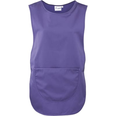 Premier Dames / Dames Pocket Tabard / Werkkleding (Pakket van 2) (Paars)