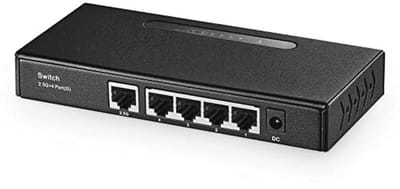 Multi-Gigabit Switch met 5 poorten - 2,5G en 1G Ethernet