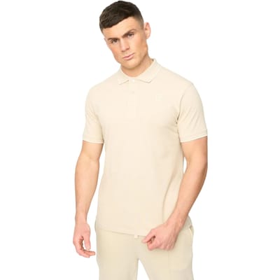 Crosshatch Heren Crufton Poloshirt (Licht Steen)