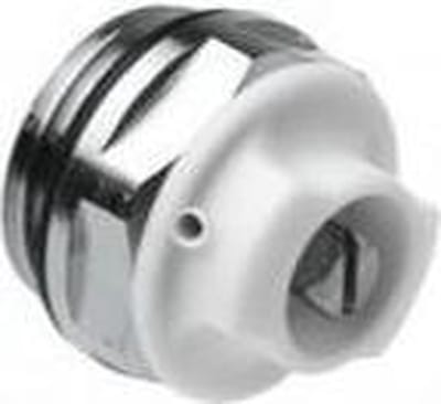 Bonfix Radiator Draaibare ontluchter - messing vernikkeld 3/4 - met EPDM O-ring afdichting - buitendraad