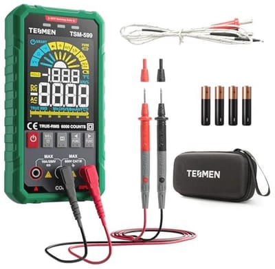 Smart Digitale Multimeter met TRMS 6000 Counts en Meervoudige Meetfuncties